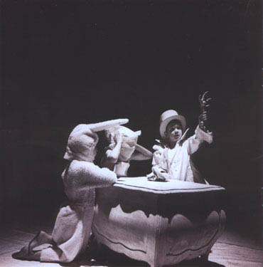 ...durante la scena